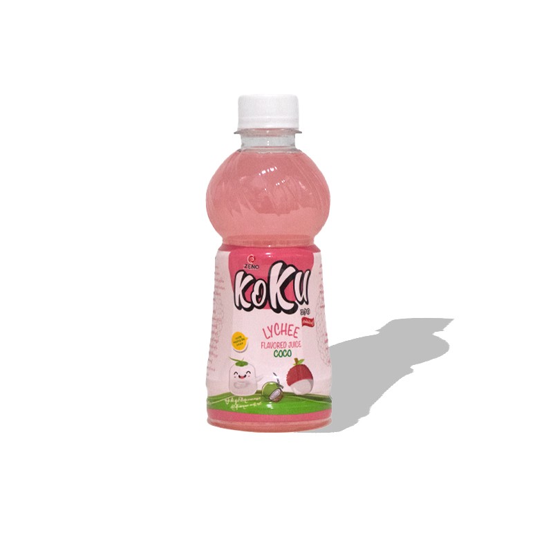 KOKU Lychee Flavored Juice With Nata De Co Co 265ml