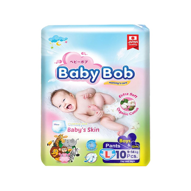 Baby Bob Diaper Pants 10pcs (Size-L)