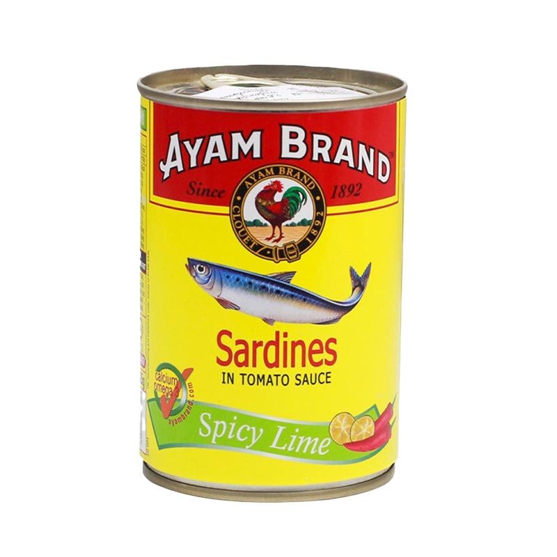 Ayam Brand Sardines In Tomato Sauce 425g (Spicy Lime)