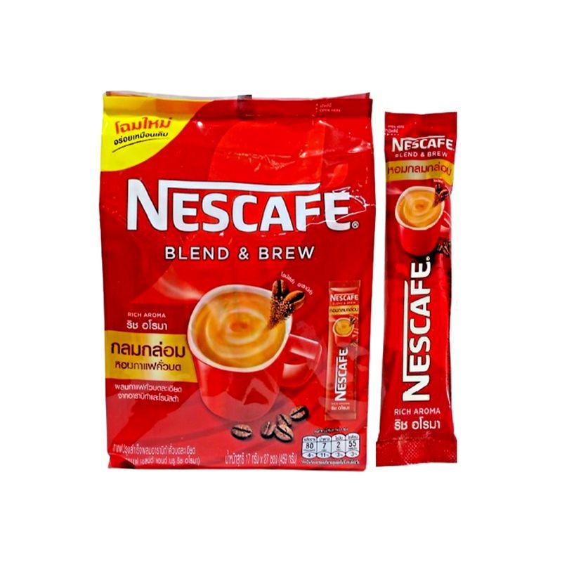Nescafe Blend & Brew Rich Aroma 3in1 Coffee 17g x 27Sticks