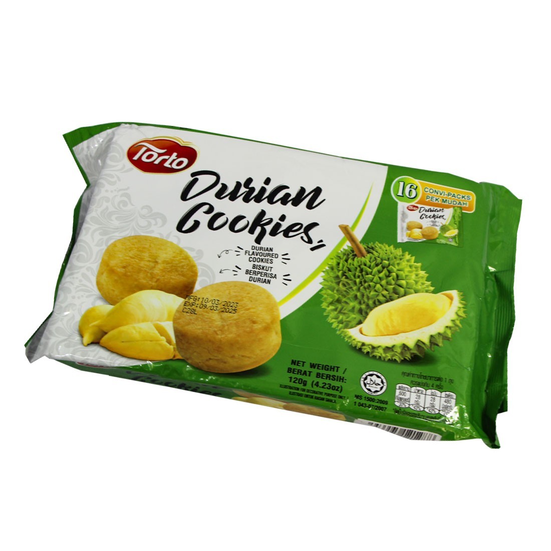 Torto Durian Cookies *120g