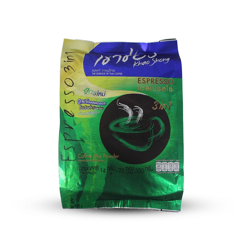 Khao Shone Espresso 3 in 1 Coffee Mix 25sticks