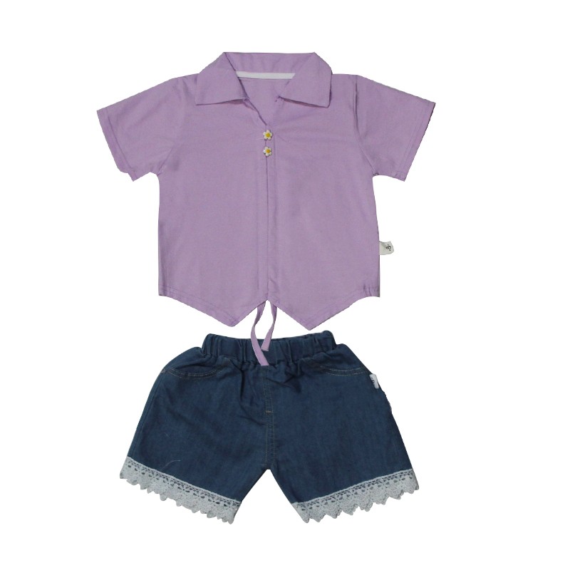 Blouse & Jeans pants (3C 3112)