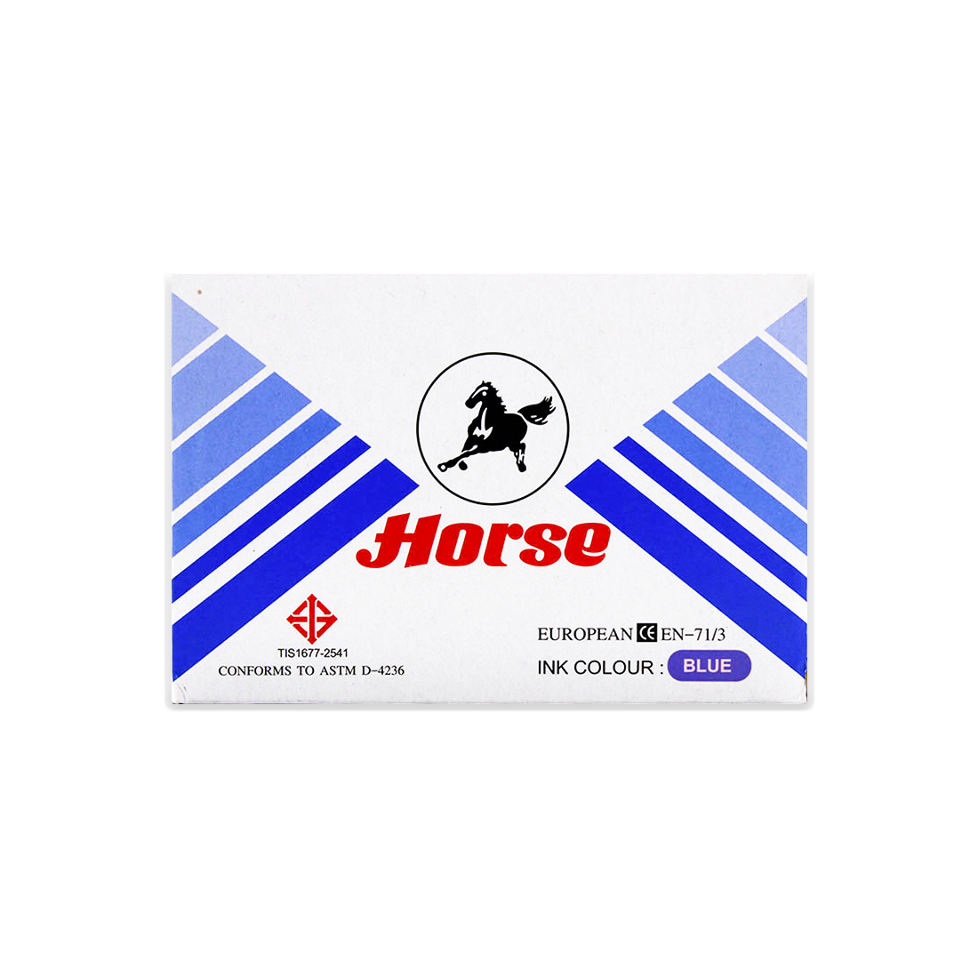 Horse Stamp Pad Tampon (Blue)