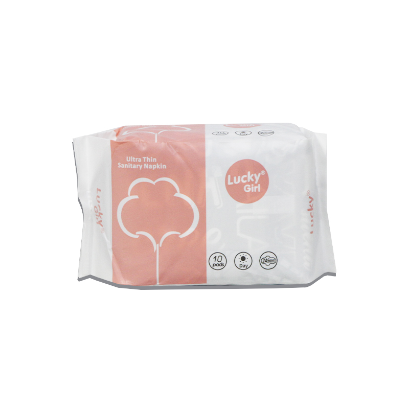 Lucky Girl Ultra Thin Night Sanitary Napkin 245mm (10pcs)
