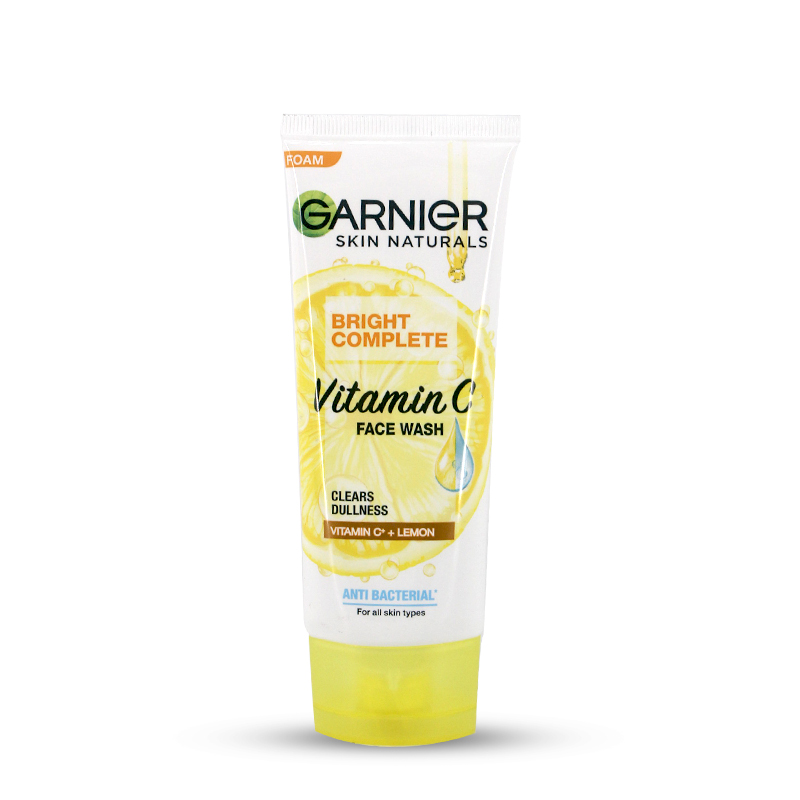 Garnier Bright Complete Vitamin C Face Wash 100ml