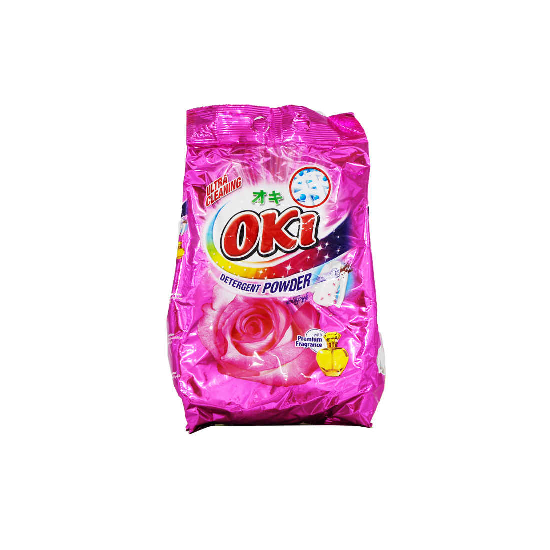 Oki Ultra Cleaning Detergent Powder 600g (Pink)
