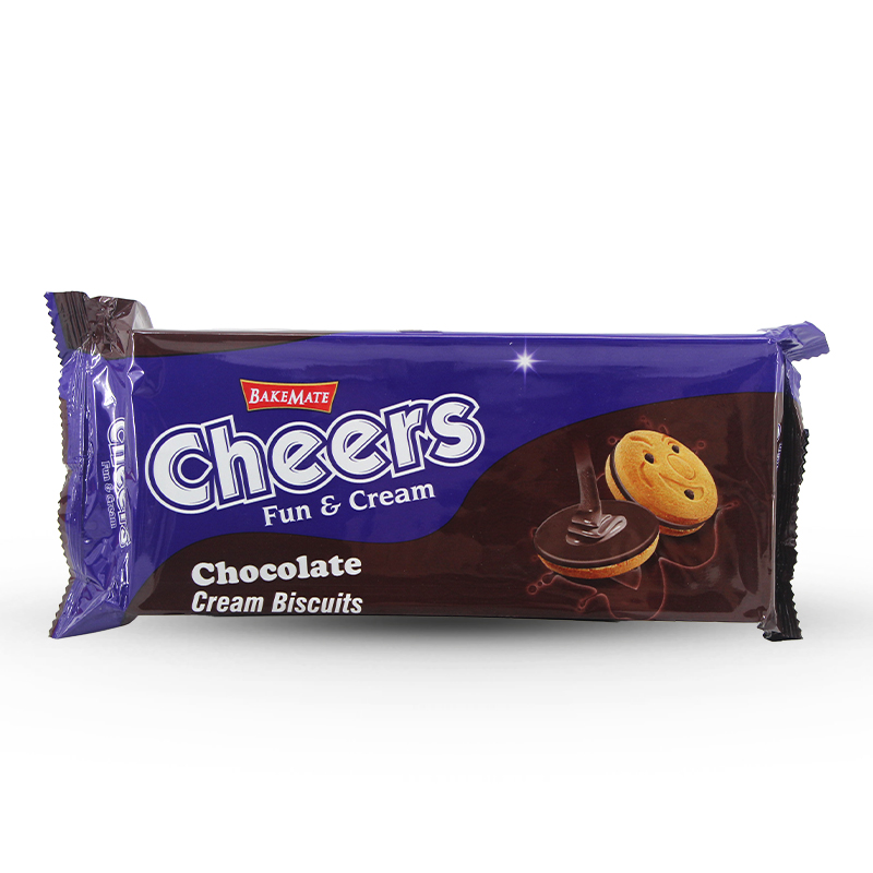 Bakemate Cheers Chocolate Cream Biscuit 180g