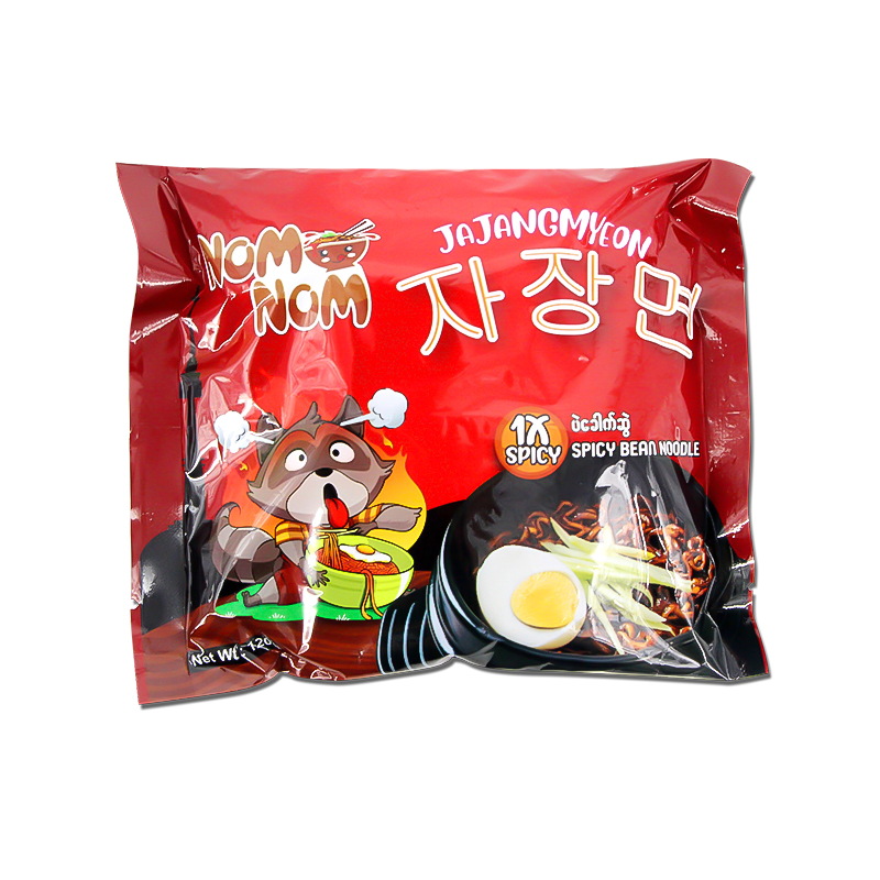 Nom Nom Jajangmyeon 1x Spicy Bean Noodle 120g