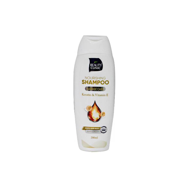 Beauty Clinic  Keratin & Vitamin E Shampoo 200ml (Damage Care)