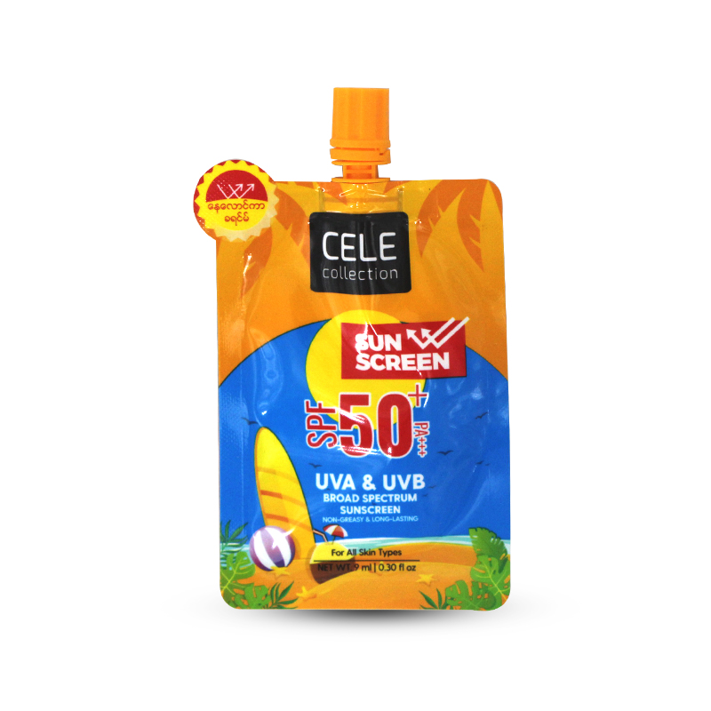 Cele Collection Sunscreen SPF50+ 9ml
