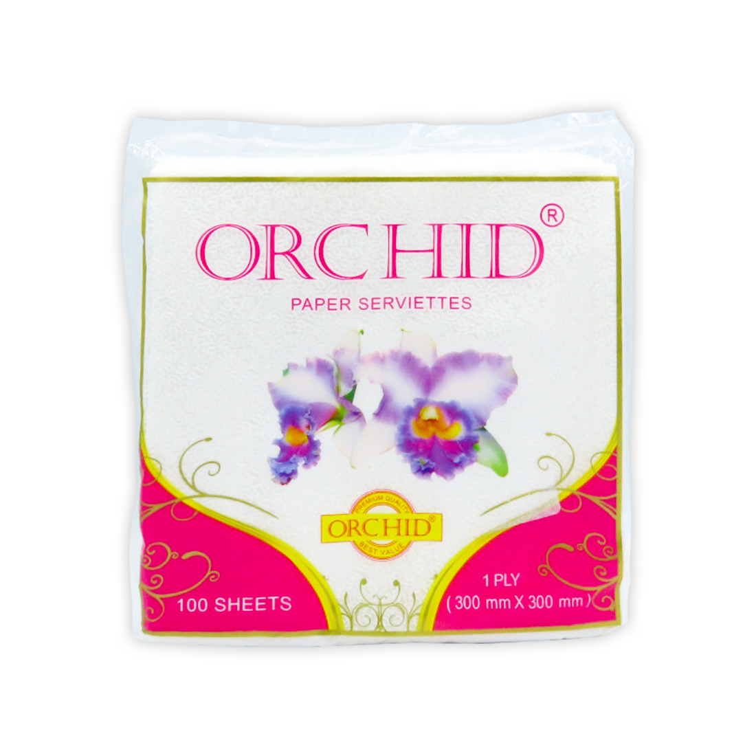 Orchid Napkin Tissue (100'sheets) 100g