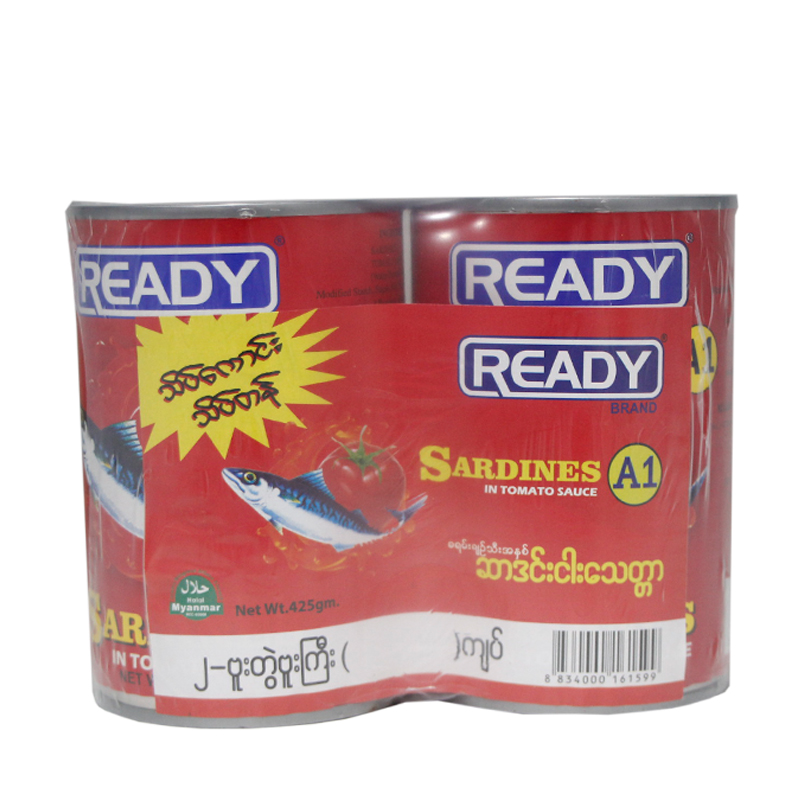 Ready A1 Sardines In Tomato Sauce 425g*2pcs