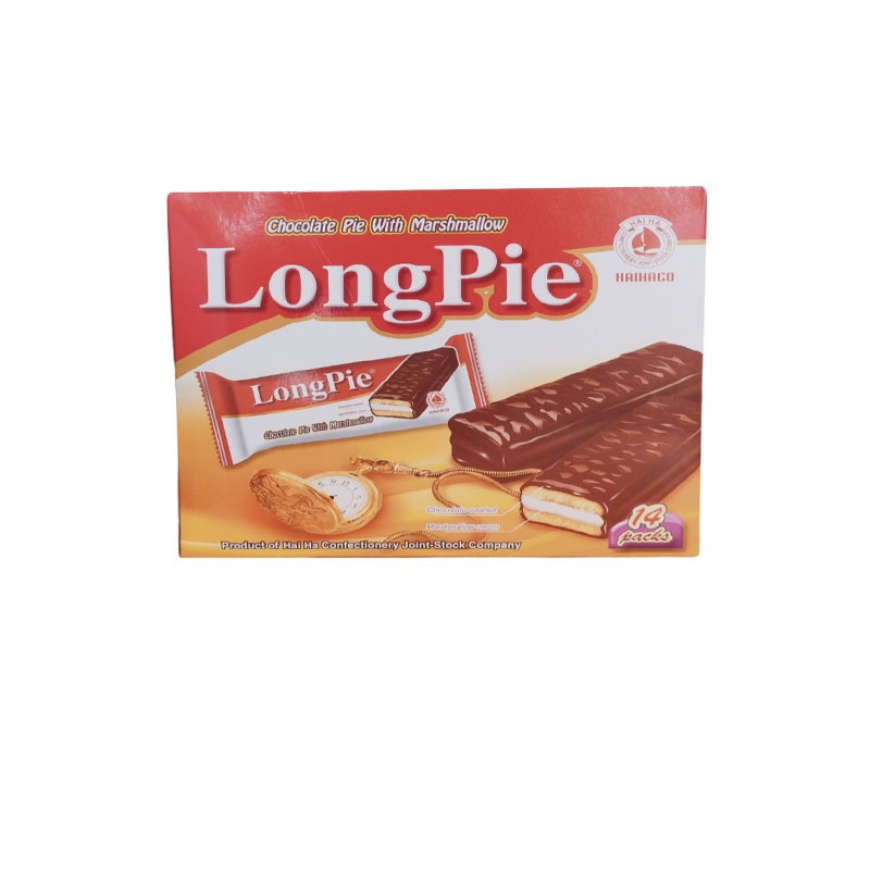 Haihaco Long Pie Chocolate Pie with Marshmallow 252g