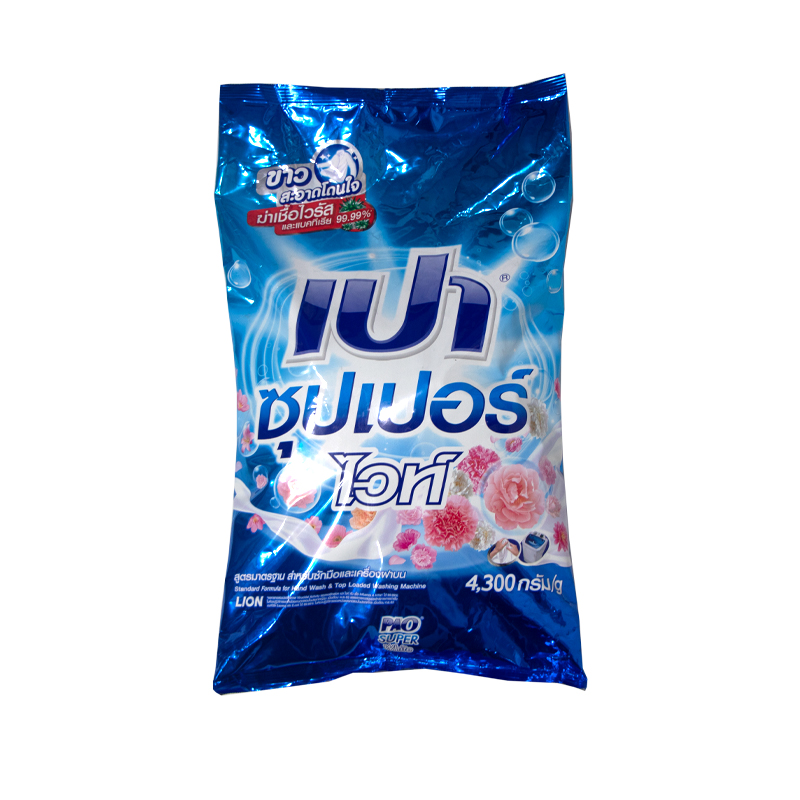 Pao Detergent Powder Super Soft White 4300g