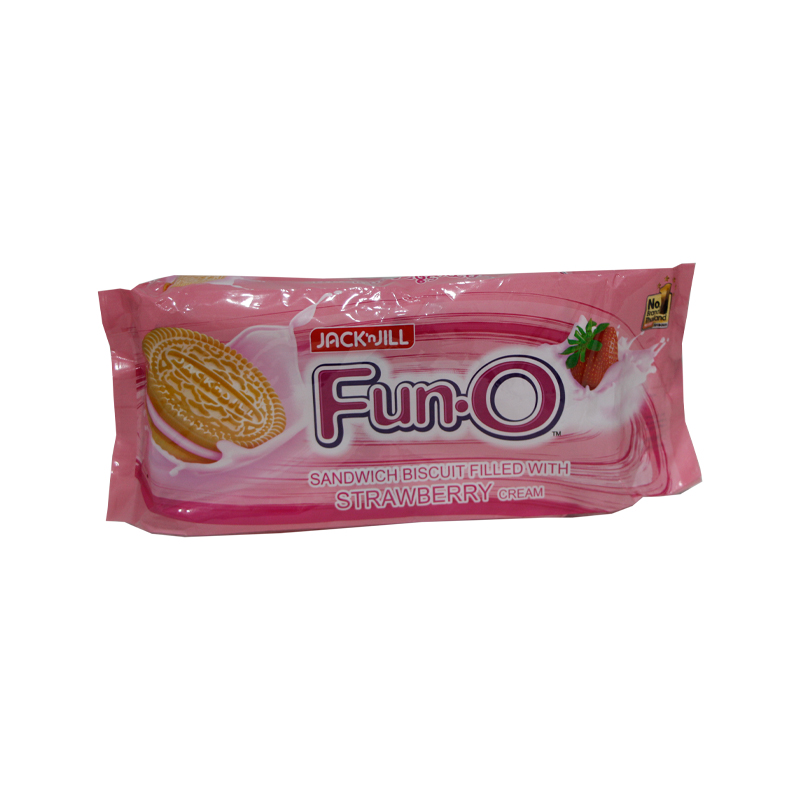 Fun O Sandwich Bisuit Strawberry Cream 11.5g